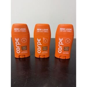 Lot Of 3-Carpe Antiperspirant Underarm Lotion, Coconut Vanilla, 1.76 oz Each New